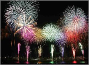 足立の花火,場所取り,時間